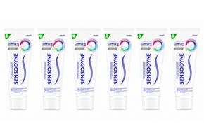 Sensodyne Complete Protection+ Advanced Whitening Tandpasta | 6 x 75 ml | Wittere Tanden & Complete Bescherming