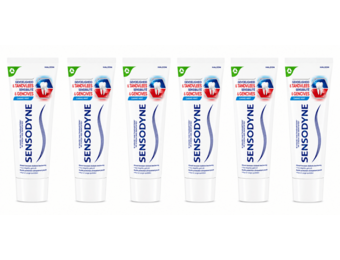 Sensodyne Gevoeligheid & Tandvlees Caring Mint Tandpasta | 6 x 75 ml | Gevoelige Tanden & Gezond Tandvlees