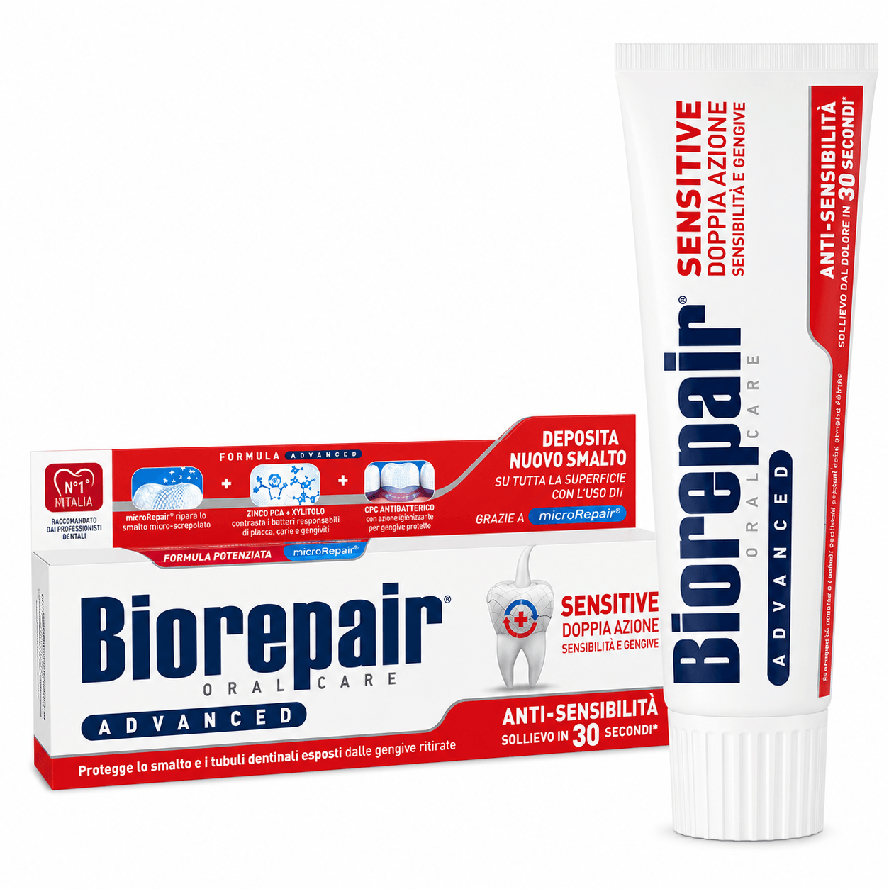 Biorepair Advanced Sensitivity Tandpasta | 75 ml | Gevoelige Tanden