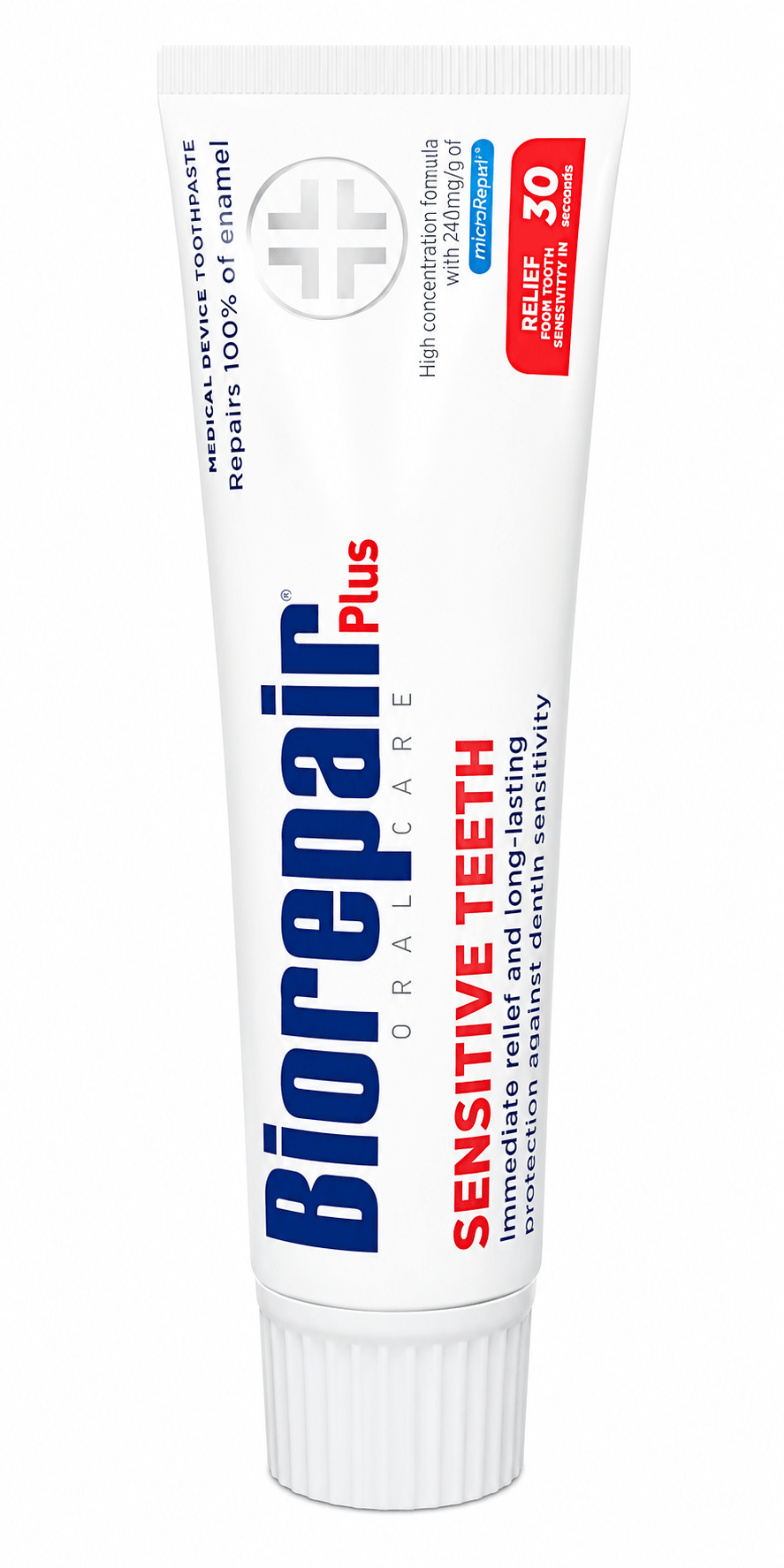 Biorepair Plus Sensitive Teeth Tandpasta | 75 ml | Gevoelige Tanden