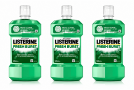 Listerine Fresh Burst Mondwater | 3 x 500 ml | Tegen Tandplak