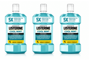 Listerine Cool Mint Mild Mondwater | 3 x 1000 ml | Milde Frisheid