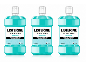 Listerine Spearmint Mondwater | 3 x 500 ml | Frisse Adem