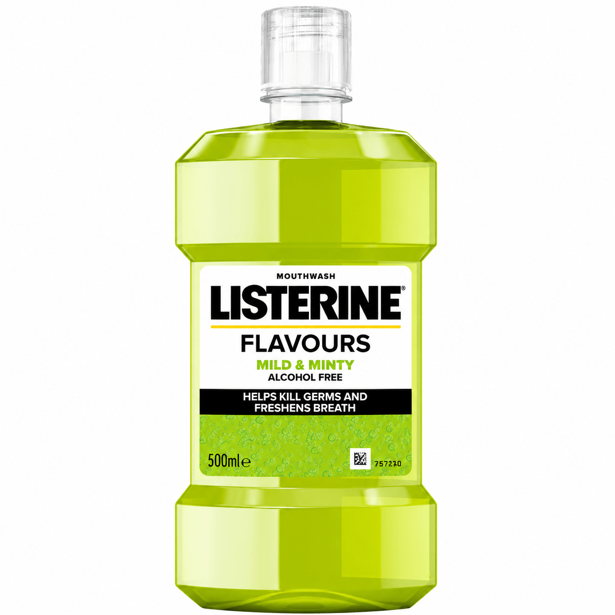 Listerine Mild & Minty Mondwater | 500 ml | Milde Frisse Adem