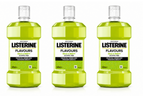 Listerine Mild & Minty Mondwater | 3 x 500 ml | Milde Frisse Adem