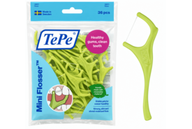 TePe Mini Flosser | 36 stuks | Flossers voor Tussen de Tanden