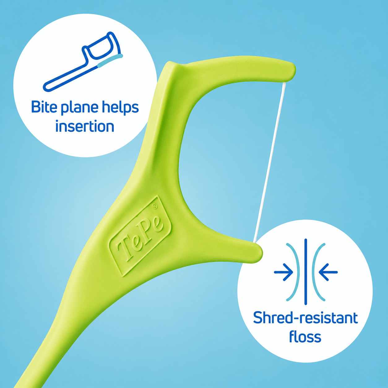 TePe Mini Flosser | 36 stuks | Flossers voor Tussen de Tanden