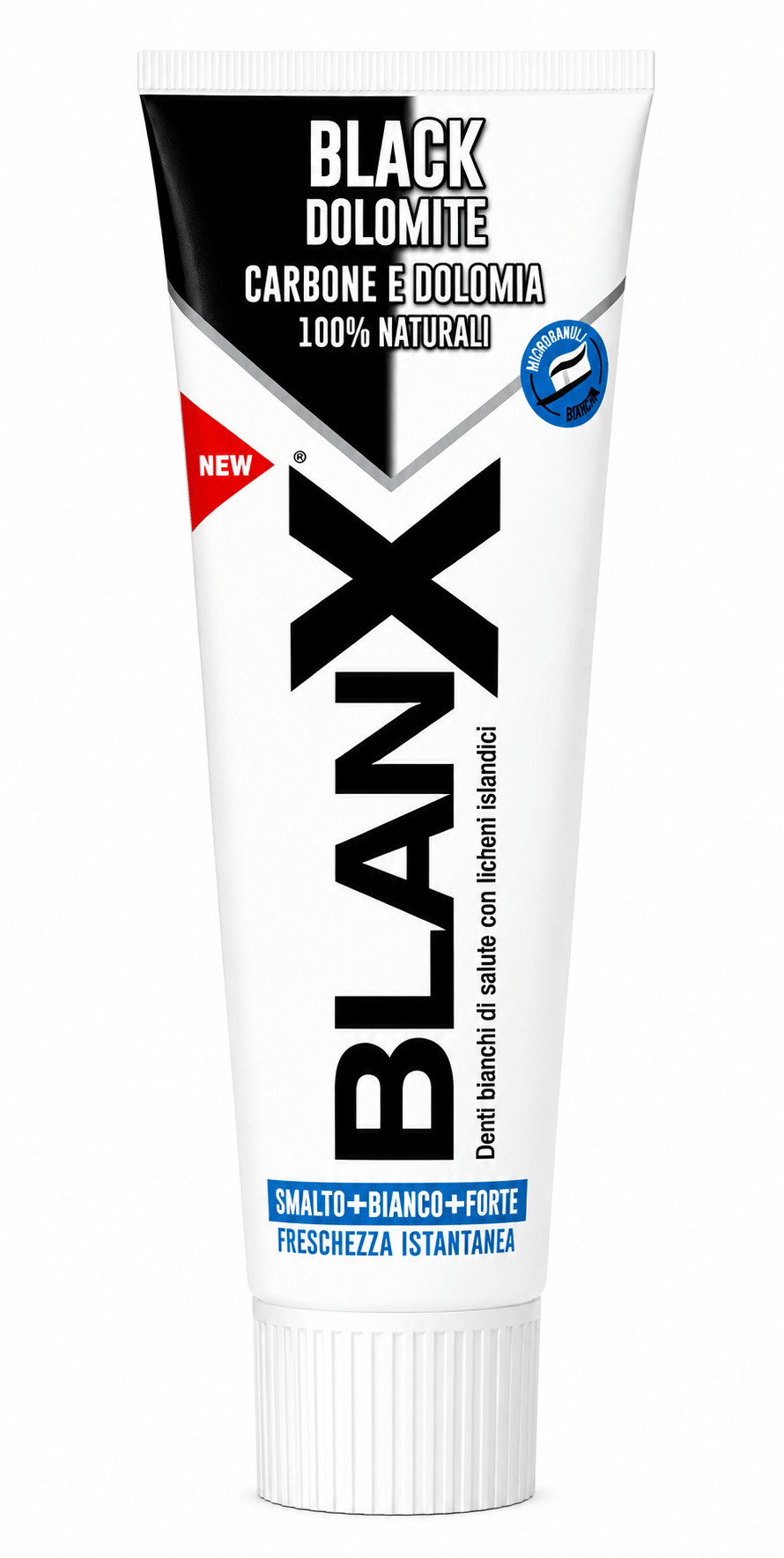 BlanX Black Dolomite Tandpasta | 75 ml | Whitening met Dolomiet & Actieve Houtskool
