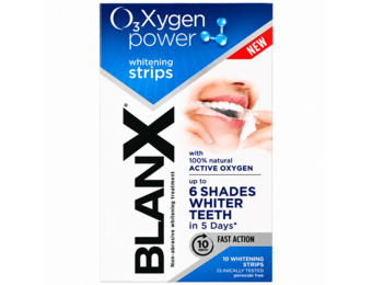 BlanX O3X Oxygen Power Whitening Strips | 10 stuks | Tot 6 Tinten Wittere Tanden