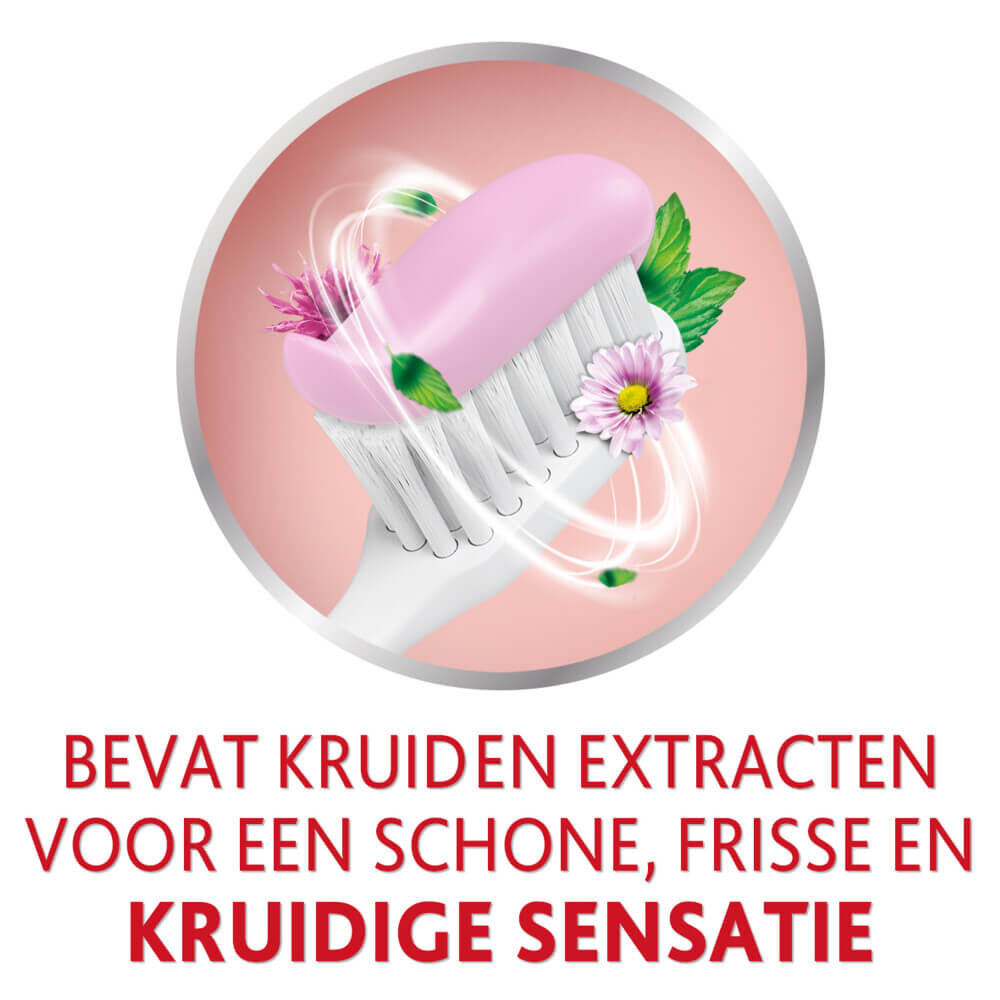 Parodontax Herbal Twist Tandpasta | 6 x 75 ml | Gezond Tandvlees & Frisse Adem