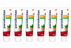Parodontax Herbal Twist Tandpasta | 6 x 75 ml | Gezond Tandvlees & Frisse Adem