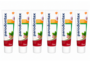 Parodontax Herbal Twist Tandpasta | 6 x 75 ml | Gezond Tandvlees & Frisse Adem