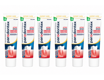 Parodontax Active Repair Whitening Tandpasta | 6 x 75 ml | Gezond Tandvlees & Wittere Tanden