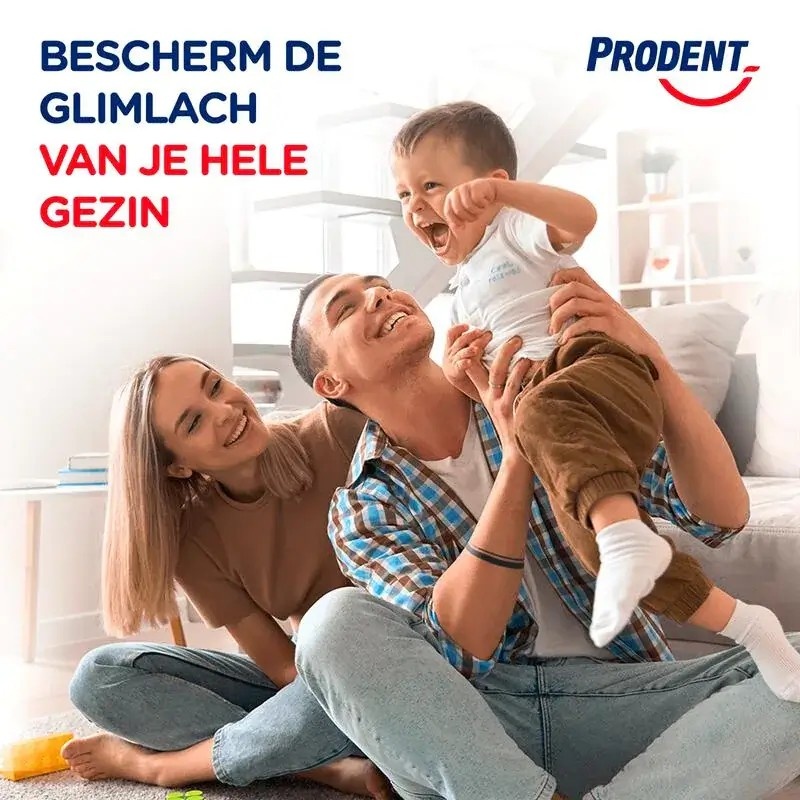Prodent Cool Mint Tandpasta | 6 x 75 ml | 24 Uur Bescherming & Langdurige Frisheid