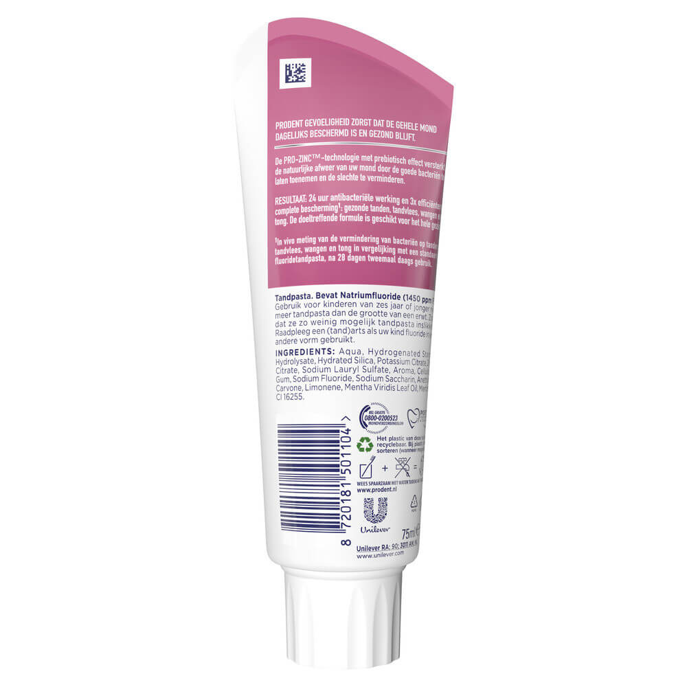 Prodent Gevoeligheid Tandpasta | 6 x 75 ml | Gevoelige Tanden & Complete Mondbescherming