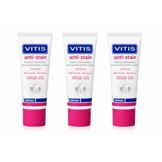 Vitis Tandpasta Anti-Stain | 3 x 50 ml | Tegen Aanslag & Verkleuring