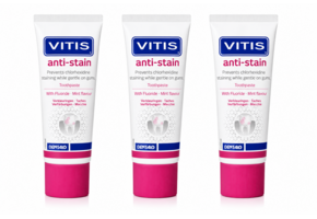 Vitis Tandpasta Anti-Stain | 3 x 50 ml | Tegen Aanslag & Verkleuring