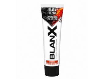 BlanX Black Volcano Tandpasta | 75 ml | Whitening met Vulkaanas & Actieve Houtskool