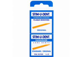Stim-U-Dent Original Tandenstokers | 4 x 25 stuks
