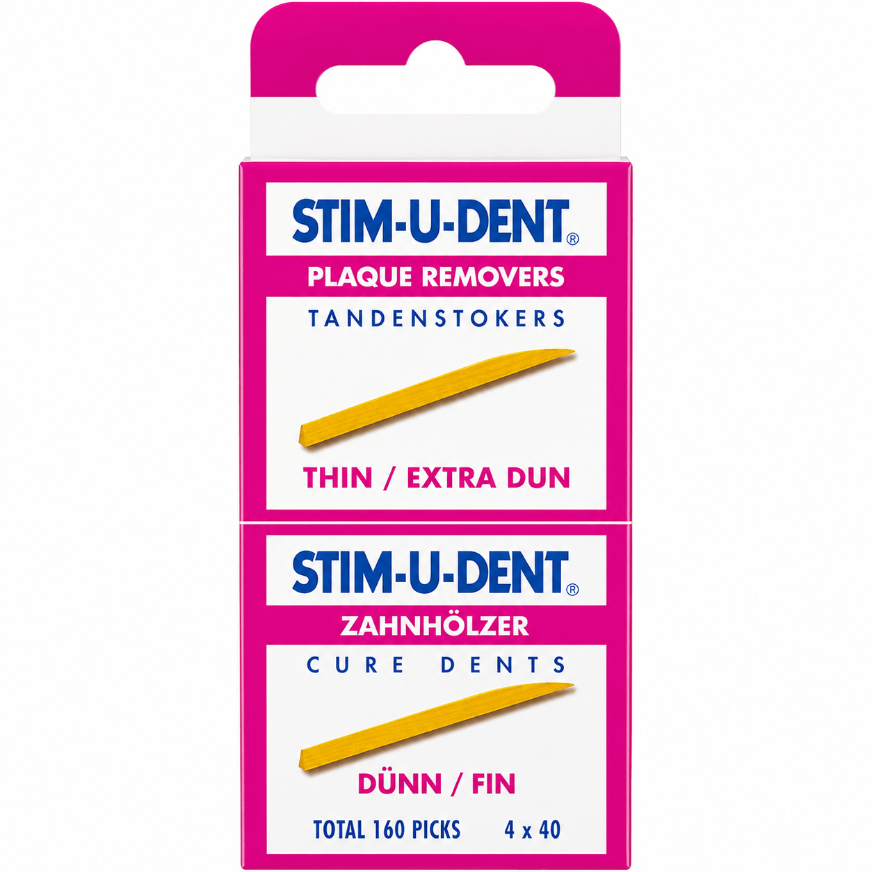 Stim-U-Dent Thin / Extra Dun Tandenstokers | 960 stuks