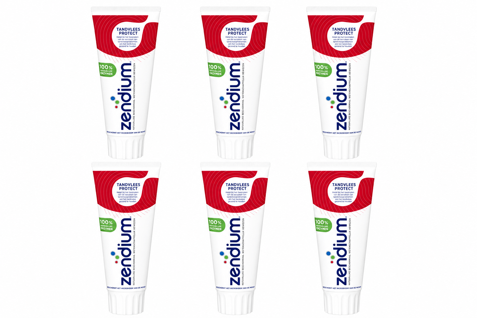 Zendium Tandvlees Protect Tandpasta | 6 x 75 ml | Gezond Tandvlees