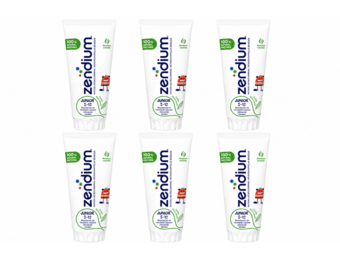 Zendium Junior Tandpasta | 6 x 75 ml | 5-12 Jaar | Nieuwe Blijvende Tanden