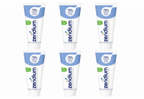 Zendium Fresh + White Tandpasta | 6 x 75 ml | Natuurlijk Witte Tanden