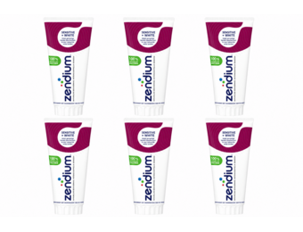 Zendium Sensitive + White Tandpasta | 6 x 75 ml | Gevoelige & Witte Tanden