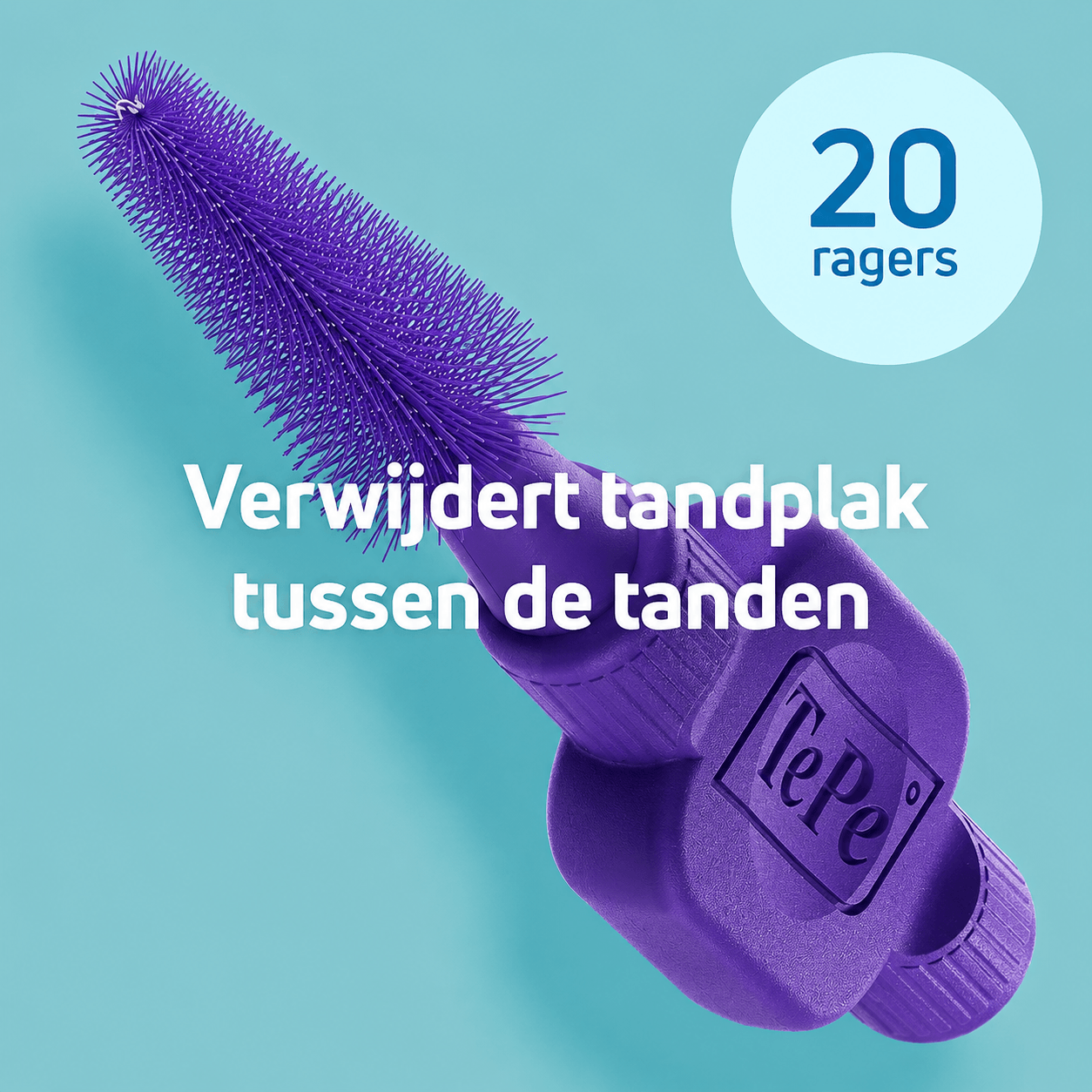 TePe EasyFit Interdentale Ragers M/L Paars | 36 stuks (6 x 6 ragers)