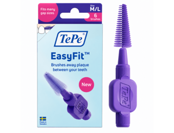 TePe EasyFit Interdentale Ragers Maat M/L Paars | 3,5 mm | 8 mm | 6 stuks