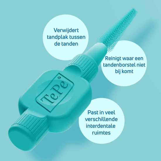 TePe EasyFit Interdentale Ragers S/M Blauw | 120 stuks (6 x 20 ragers)