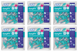 TePe EasyFit Interdentale Ragers S/M Blauw | 120 stuks (6 x 20 ragers)