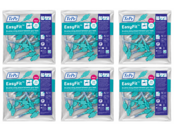 TePe EasyFit Interdentale Ragers S/M Blauw | 120 stuks (6 x 20 ragers)