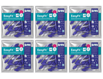 TePe EasyFit Interdentale Ragers M/L Paars | 120 stuks (6 x 20 ragers)