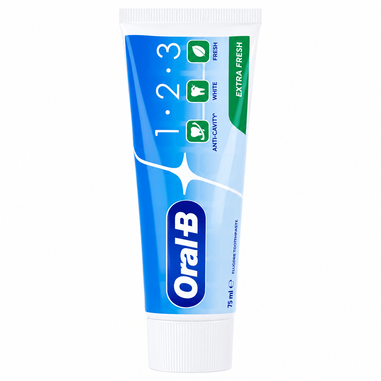 Oral-B 1-2-3 Frisse Mint Tandpasta | 75 ml | Extra Fris