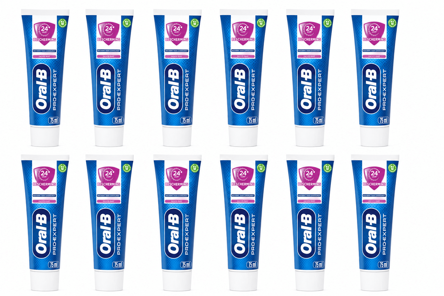 Oral-B Pro-Expert Gevoelige Tanden Tandpasta | 12 x 75 ml | 24 Uur Bescherming