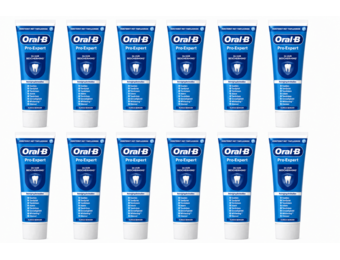 Oral-B Pro-Expert Professionele Bescherming Tandpasta | 12 x 75 ml | 24 Uur Bescherming