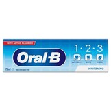 Oral-B 1-2-3 Whitening Tandpasta | 12 x 75 ml | Wittere Tanden