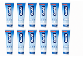 Oral-B 1-2-3 Whitening Tandpasta | 12 x 75 ml | Wittere Tanden