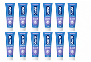 Oral-B Pro-Expert Zachte Whitening Tandpasta | 12 x 75 ml | 24 Uur Bescherming