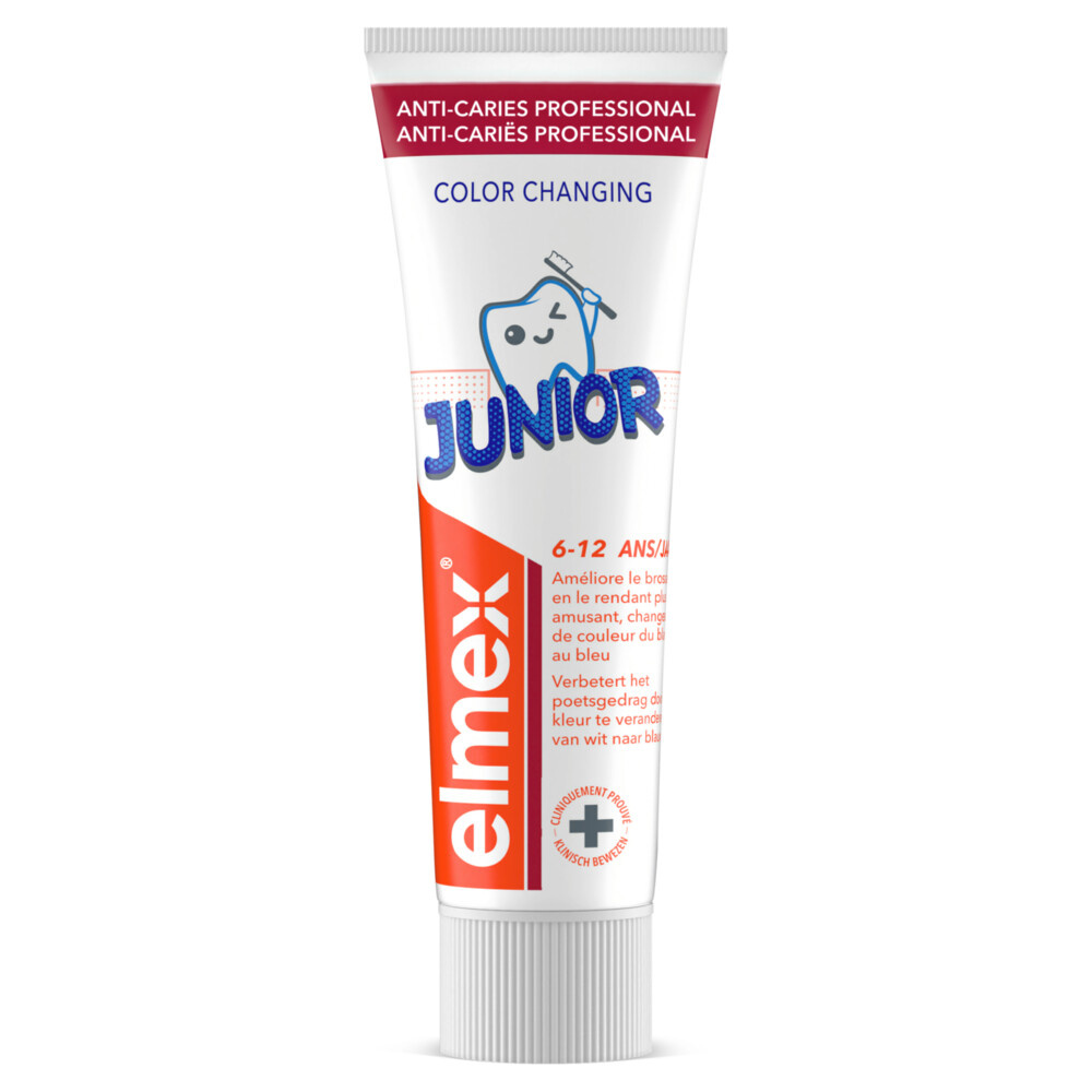 Elmex Junior Professional Anti-Cariës Tandpasta – 75 ml | 6-12 jaar