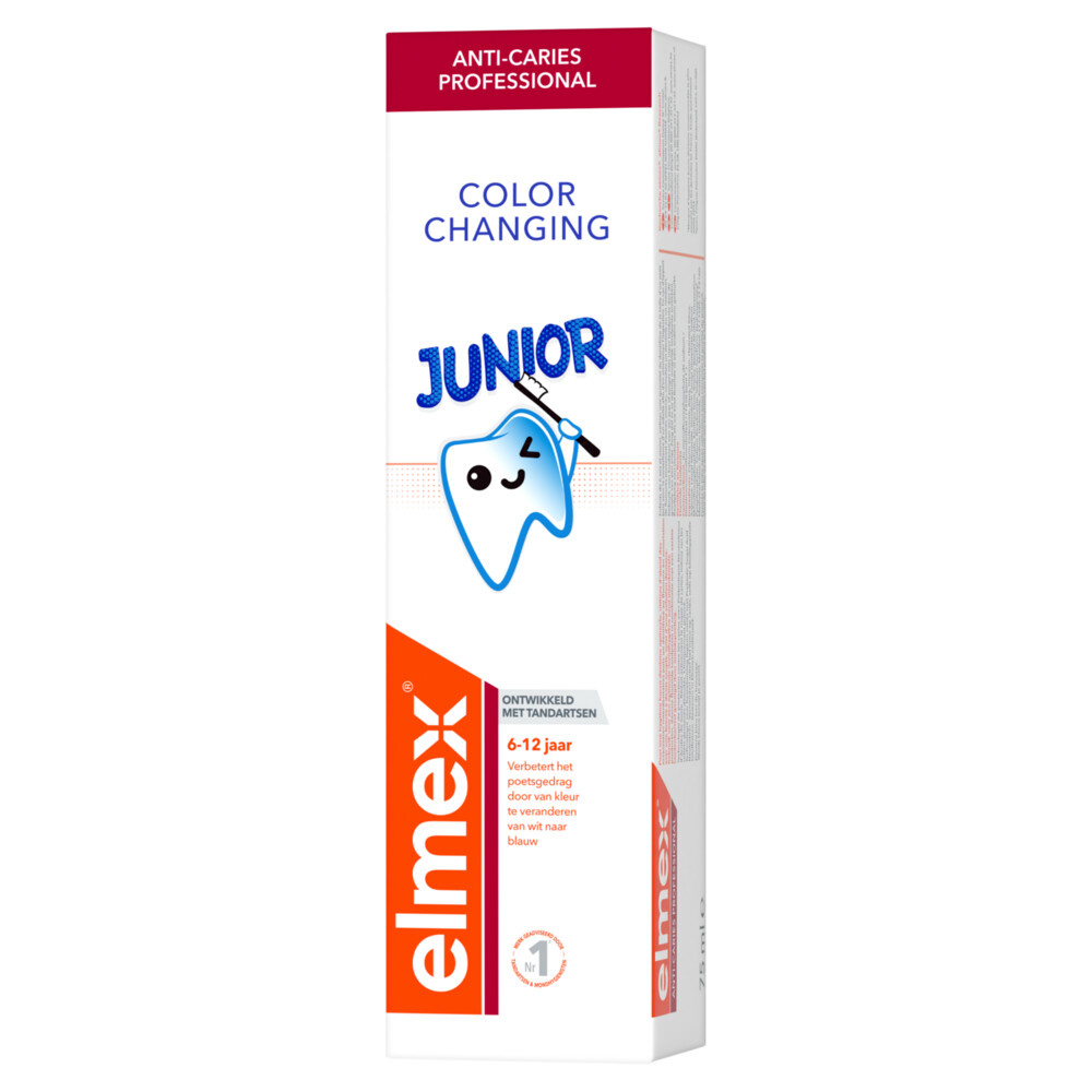 Elmex Junior Professional Anti-Cariës Tandpasta – 75 ml | 6-12 jaar