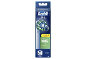 Oral-B Pro Cross Action Opzetborstels Wit - 4 Stuks - Blister