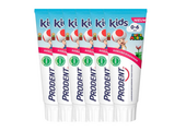 Prodent Kids 0-6 Jaar Tandpasta | 6 x 75 ml | Aardbeiensmaak & Bescherming Tegen Gaatjes