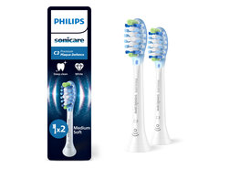 Philips Sonicare C3 Premium Plaque Defence HX9042/87 - 2 stuks - Wit