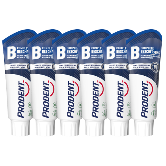 Prodent Complete Bescherming Tandpasta | 6 x 75 ml | Uitgebreide Mondverzorging
