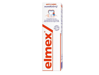Elmex Anti-Cariës Mentholvrij Tandpasta | Houdbaar t/m 09/2026 (Tweedekans)