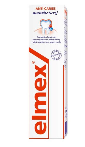 Elmex Anti-Cariës Mentholvrij Tandpasta | Houdbaar t/m 09/2026 (Tweedekans)