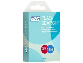 TePe Plaqsearch Tabletten | THT 12/2026 | 10 stuks (Tweedekans)