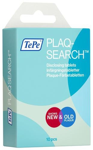 TePe Plaqsearch Tabletten | THT 12/2026 | 10 stuks (Tweedekans)
